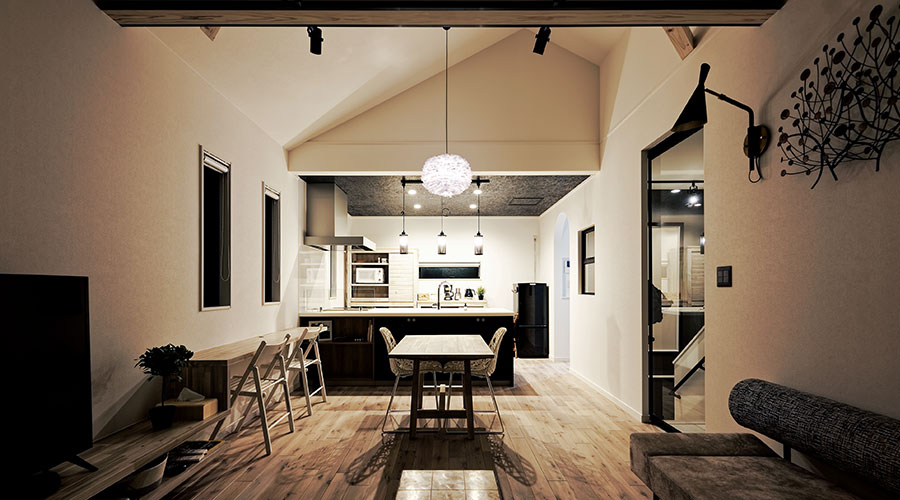 野田市の注文住宅「2Fリビングを採用したリアルカフェな家」