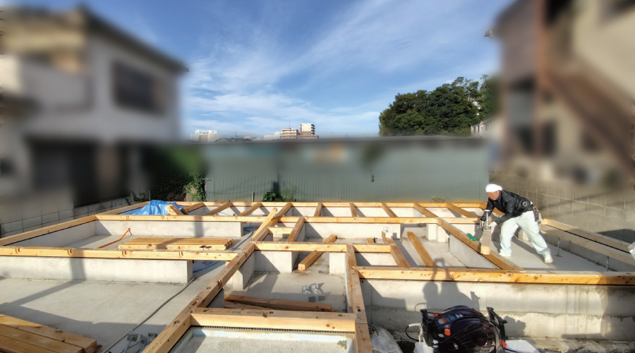 【施工現場コラム③】土台敷（前編）